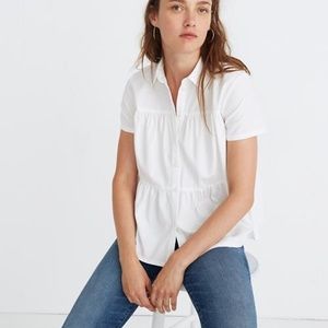 Madewell | Seamed Button-Down Shirt Sz XXS
